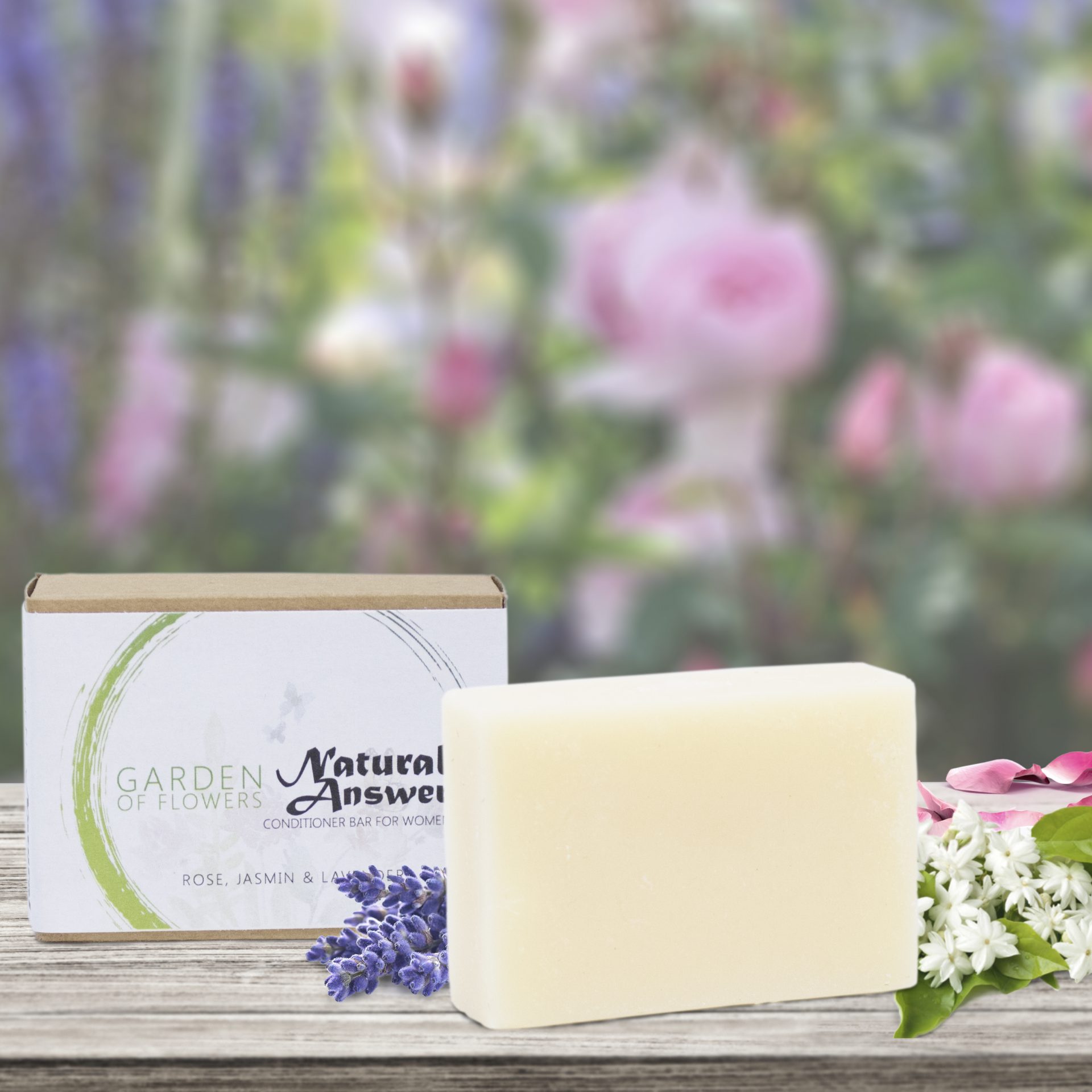 Natural Answer Conditioner Bar For Women - Garden of Flowers