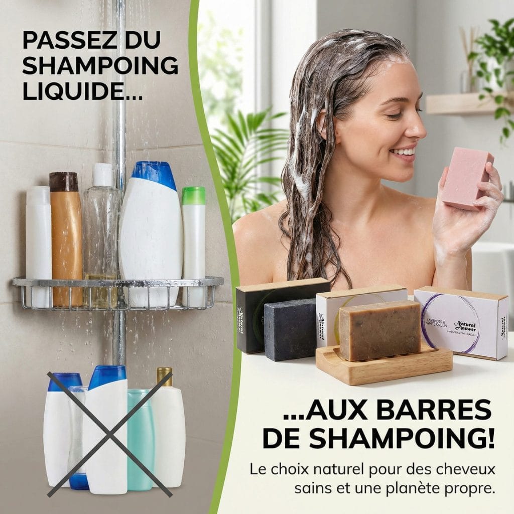 Comment passer du shampoing liquide aux barres de shampoing : Guide complet