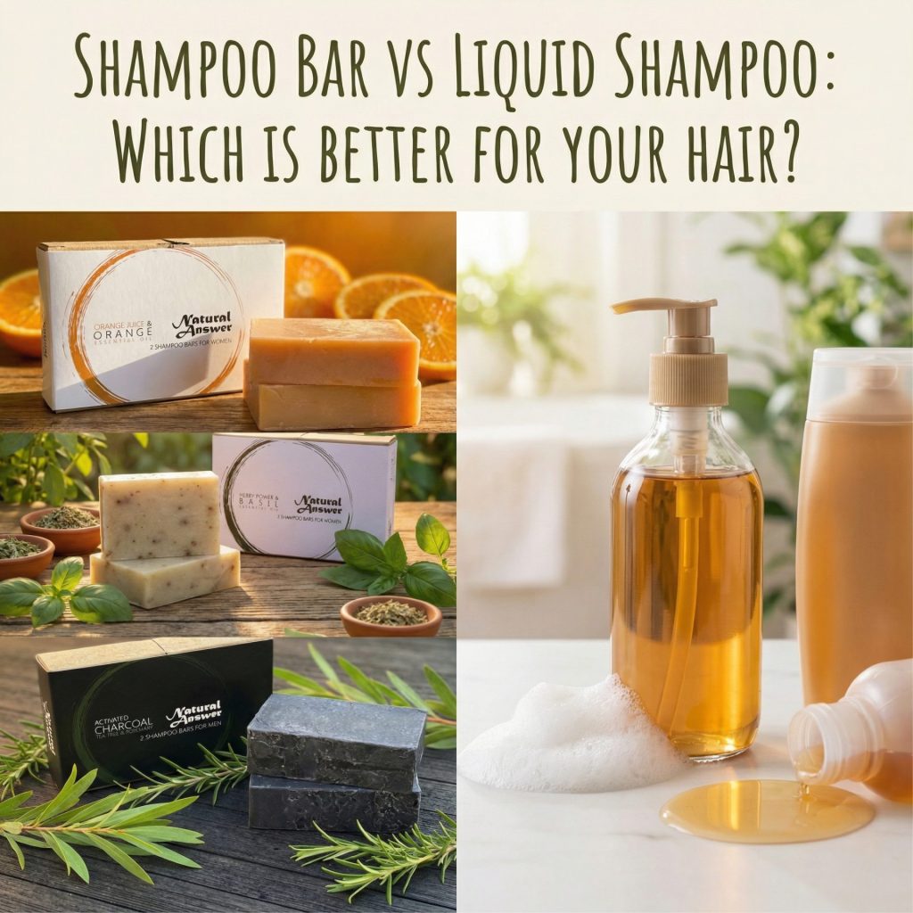Festes Shampoo vs Flüssigshampoo: Was ist besser für Ihre Haare?
