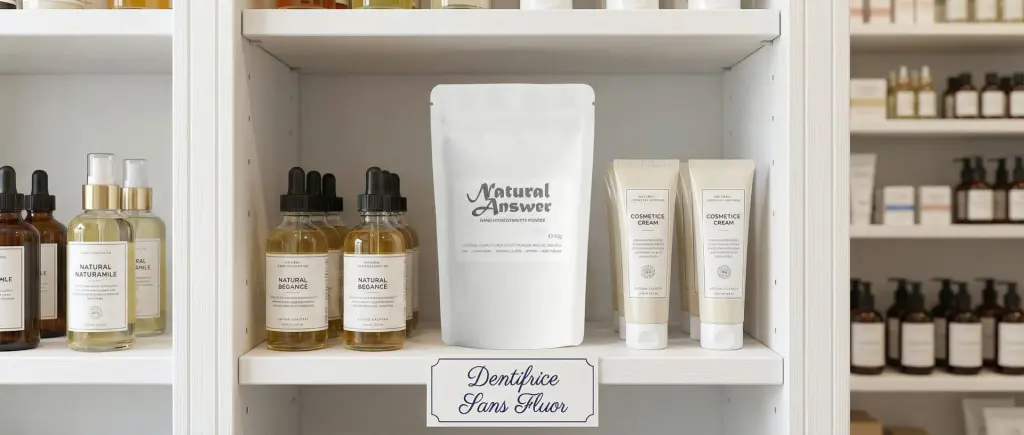 dentifrice sans fluor naturel france