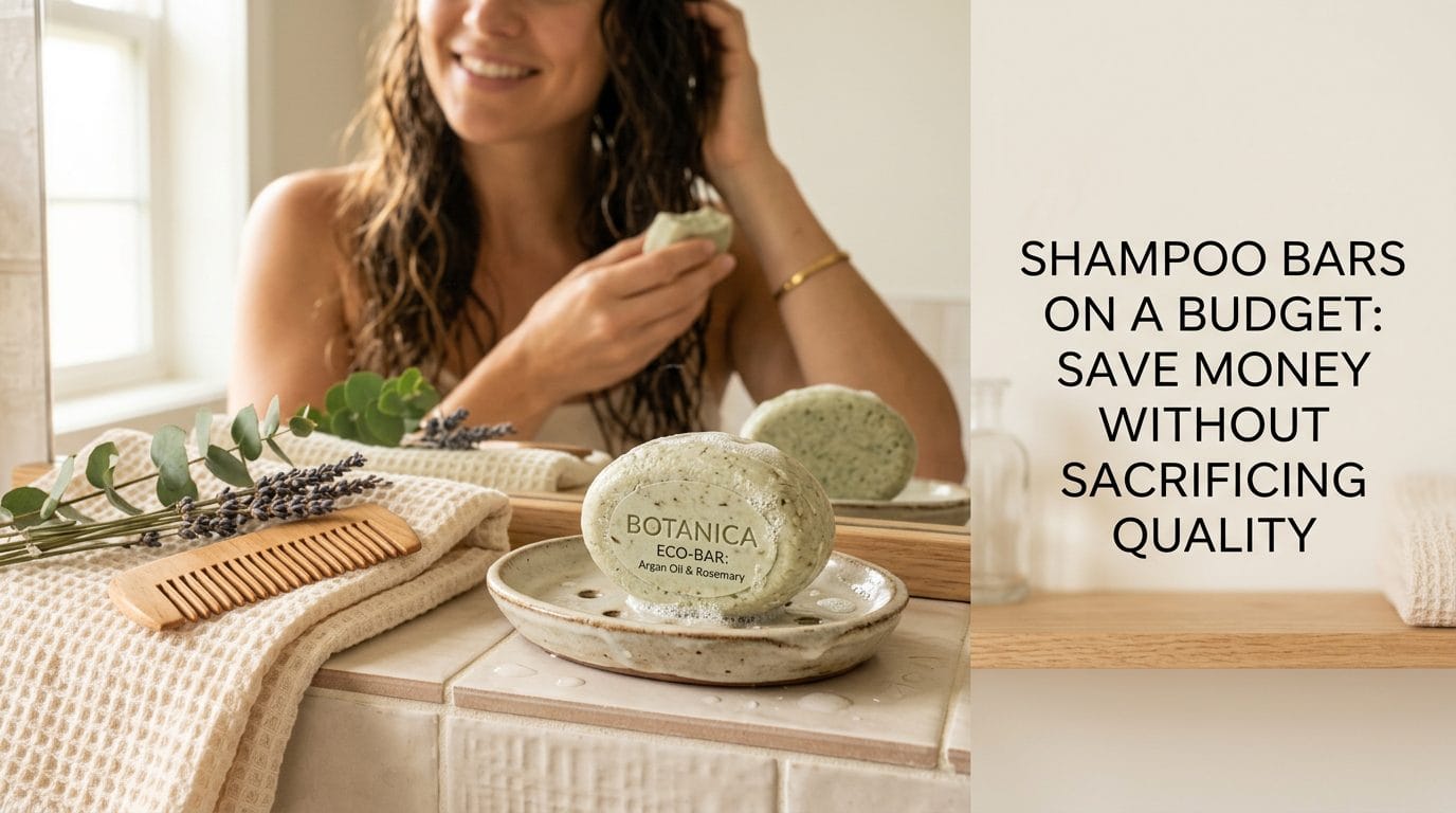 Natural shampoo bars on a budget - save money with quality eco-friendly bars
