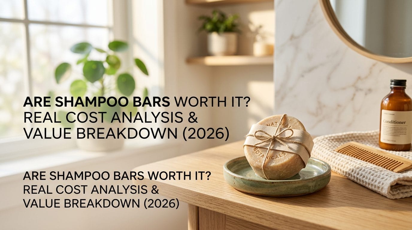 Cost comparison of shampoo bars versus bottled shampoo