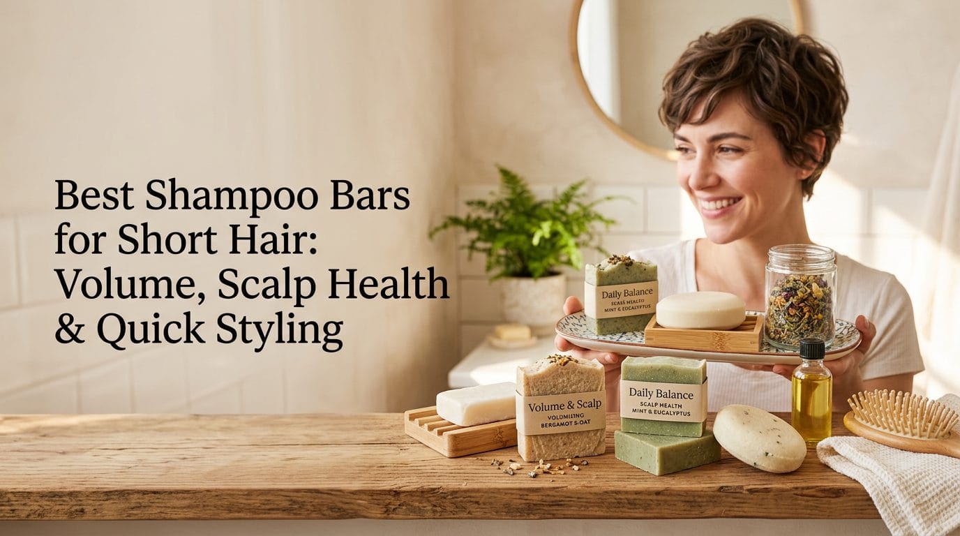 Best Shampoo Bars for Short Hair: Volume, Scalp Health & Quick Styling - blog header image