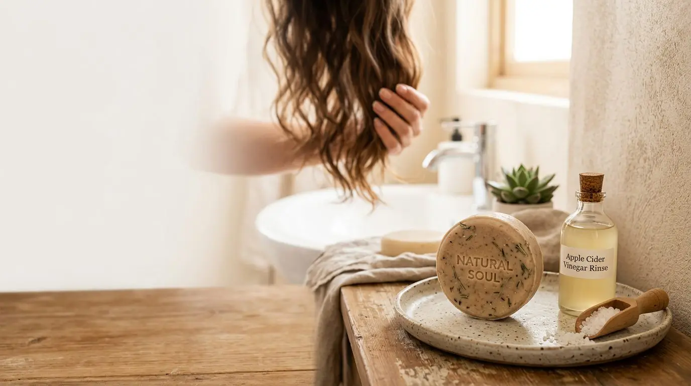 Shampoing solide et eau dure — barre Natural Answer