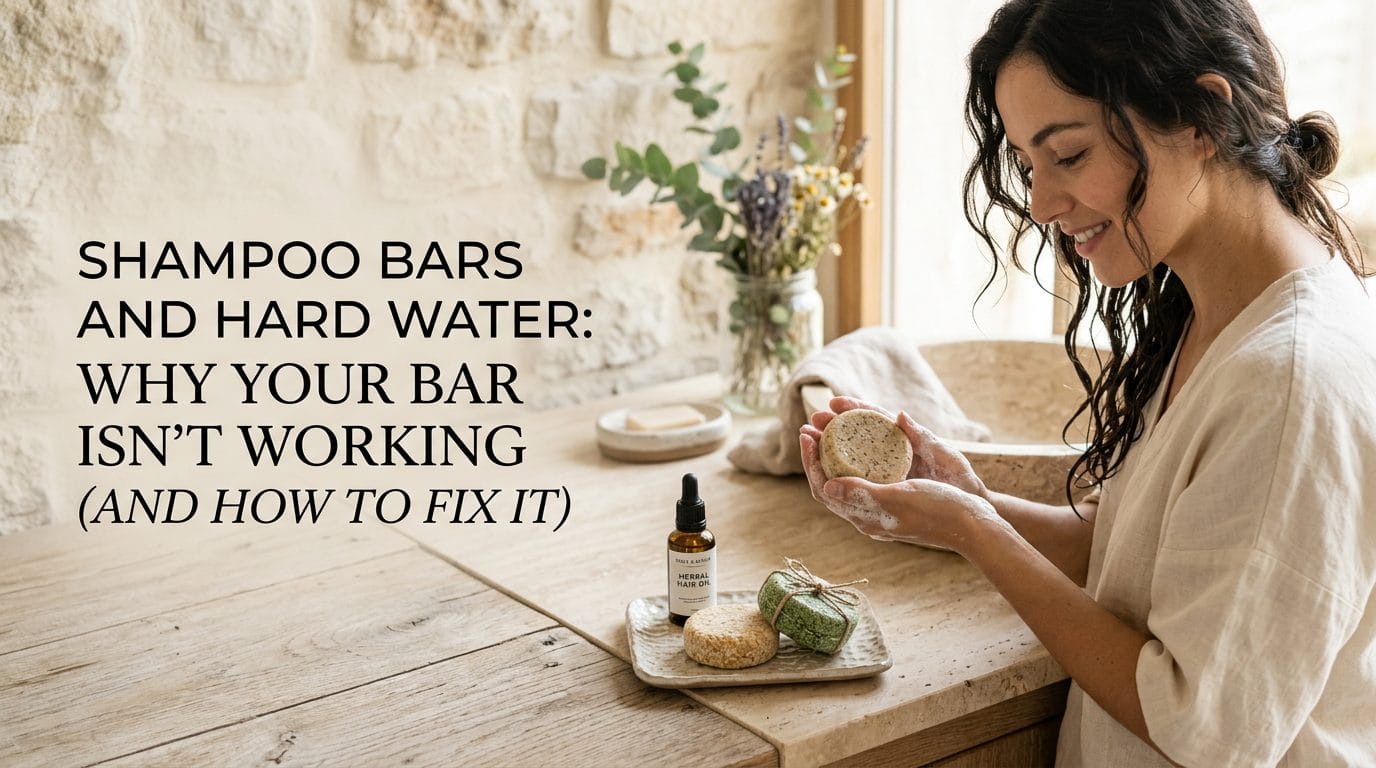 Natural Answer shampoo bars — the hard water solution for European households