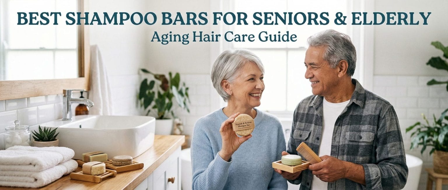 Best shampoo bars for senior or elderly aging hair