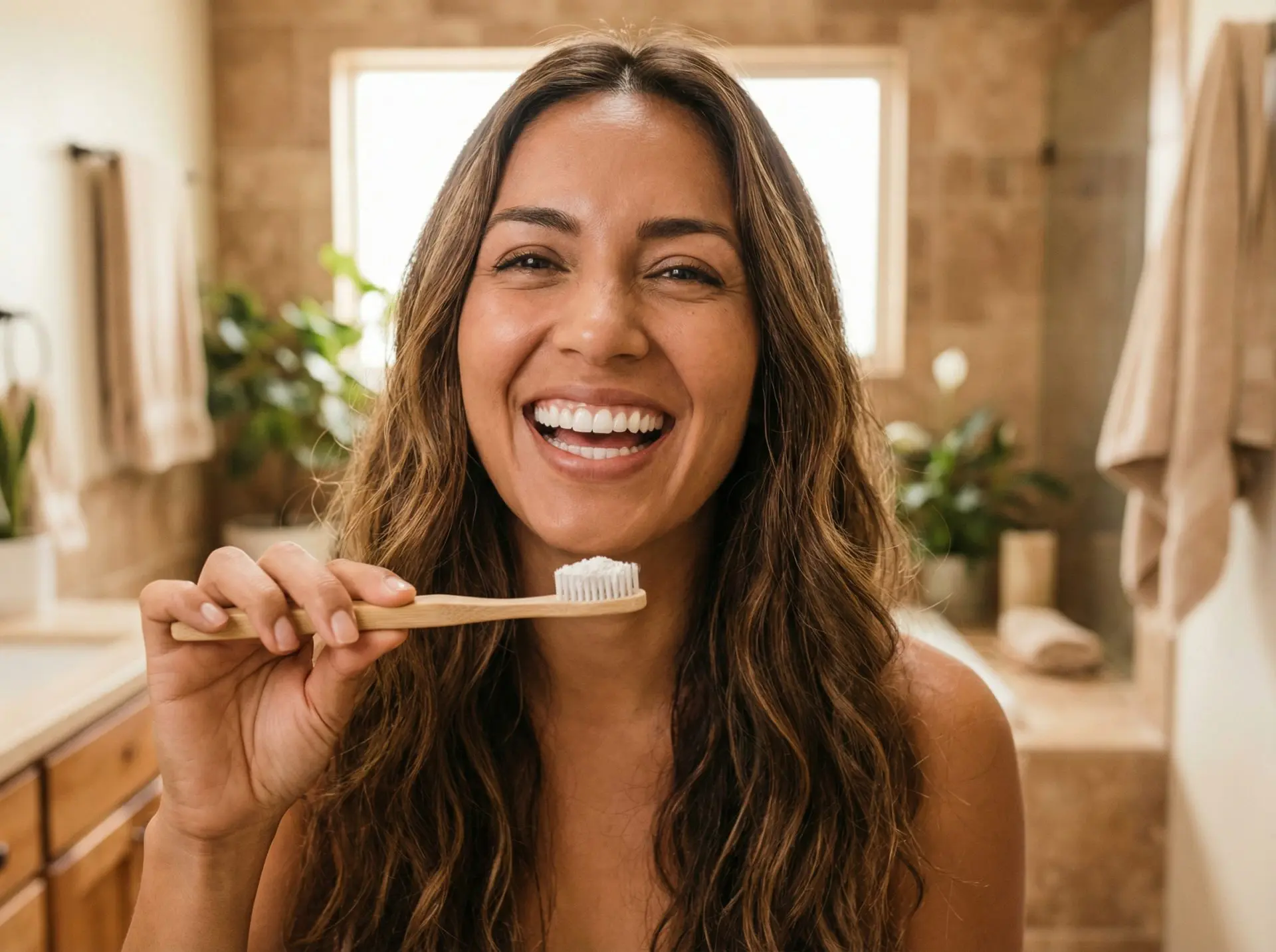 healthy white smile
