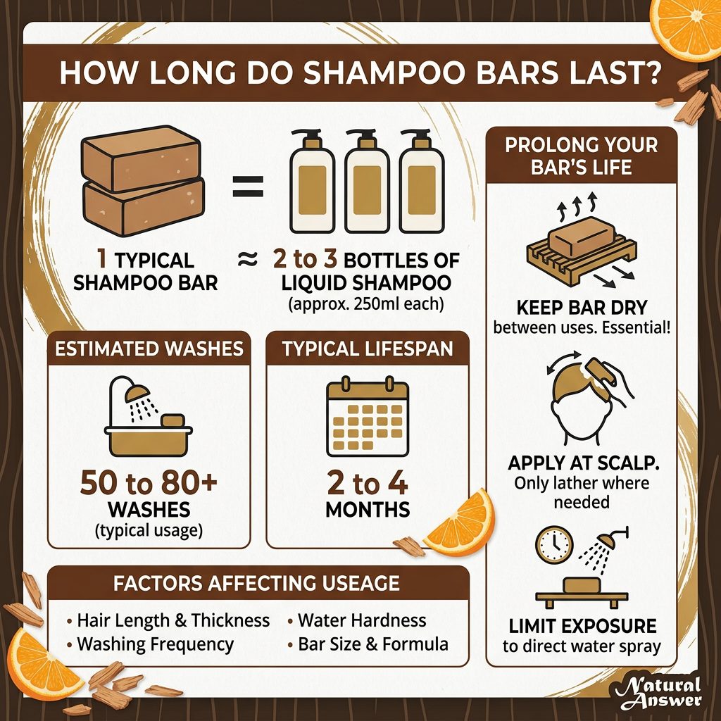How long do shampoo bars last?