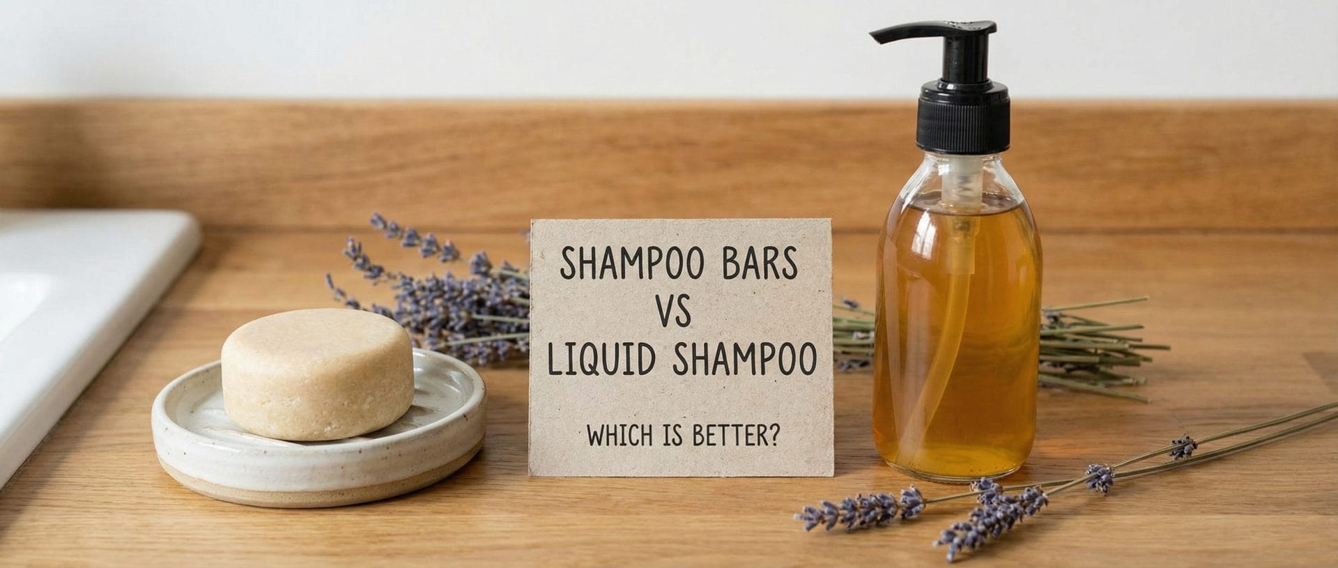 Shampoo bars versus liquid shampoo comparison