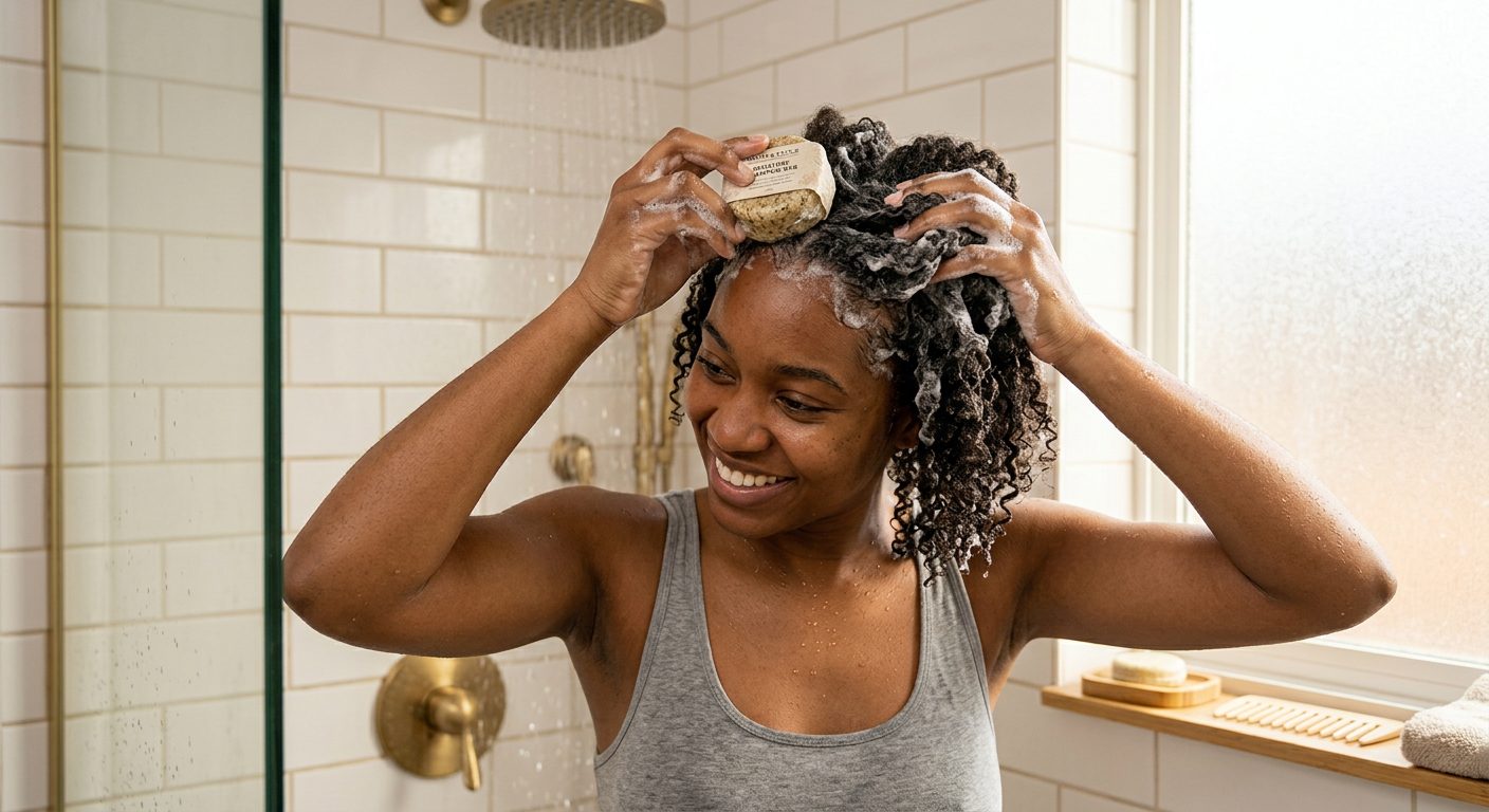 Best Shampoo Bars for African Hair: Complete Guide to 4C, Coily & Kinky Textures - inline1