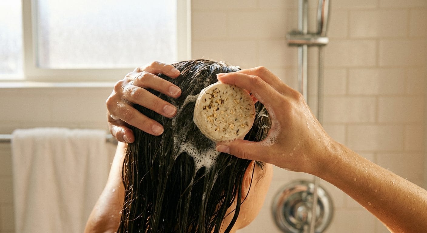 Scalp health and shampoo bar for low-maintenance hair care — clean scalp, minimal effort