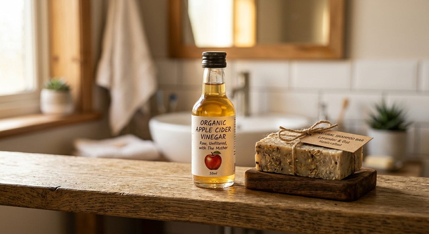 Scalp care with natural shampoo bar — addressing dandruff at the root cause