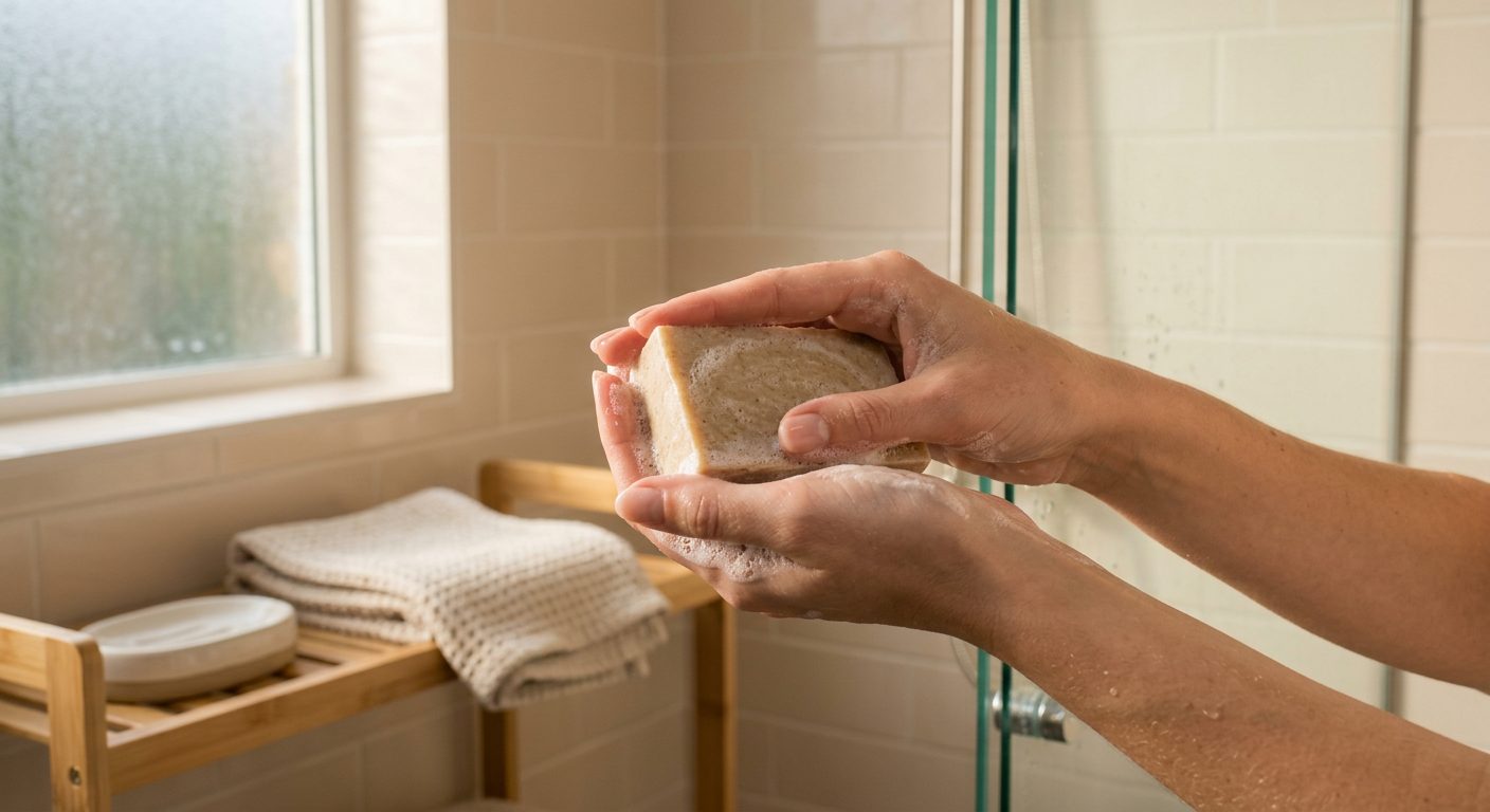 Shampoo bar for hard water compatibility to keep professional hair polished