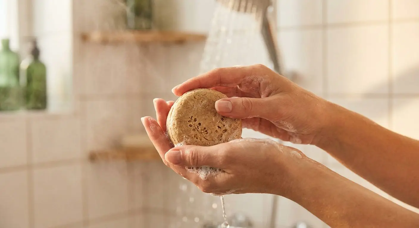 Comment utiliser un shampoing solide avec de l’eau dure
