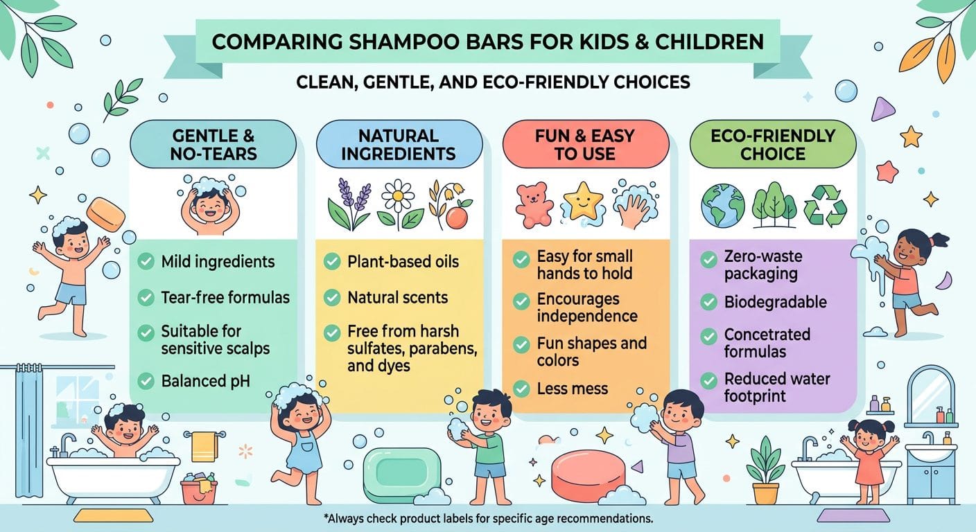 Best Shampoo Bars for Kids & Children: Gentle, Safe & Fun - inline2