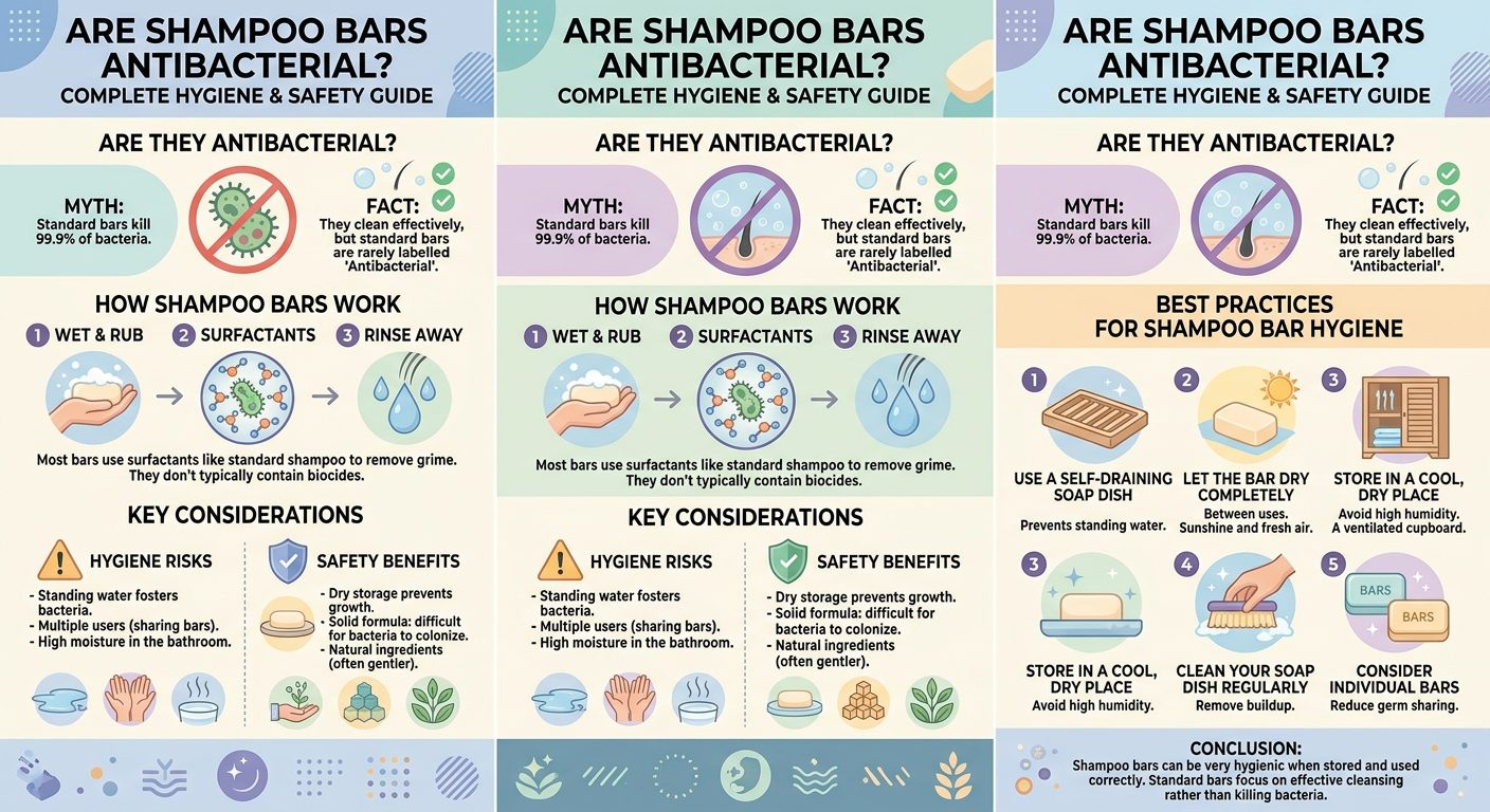Are Shampoo Bars Antibacterial? Complete Hygiene & Safety Guide - inline2