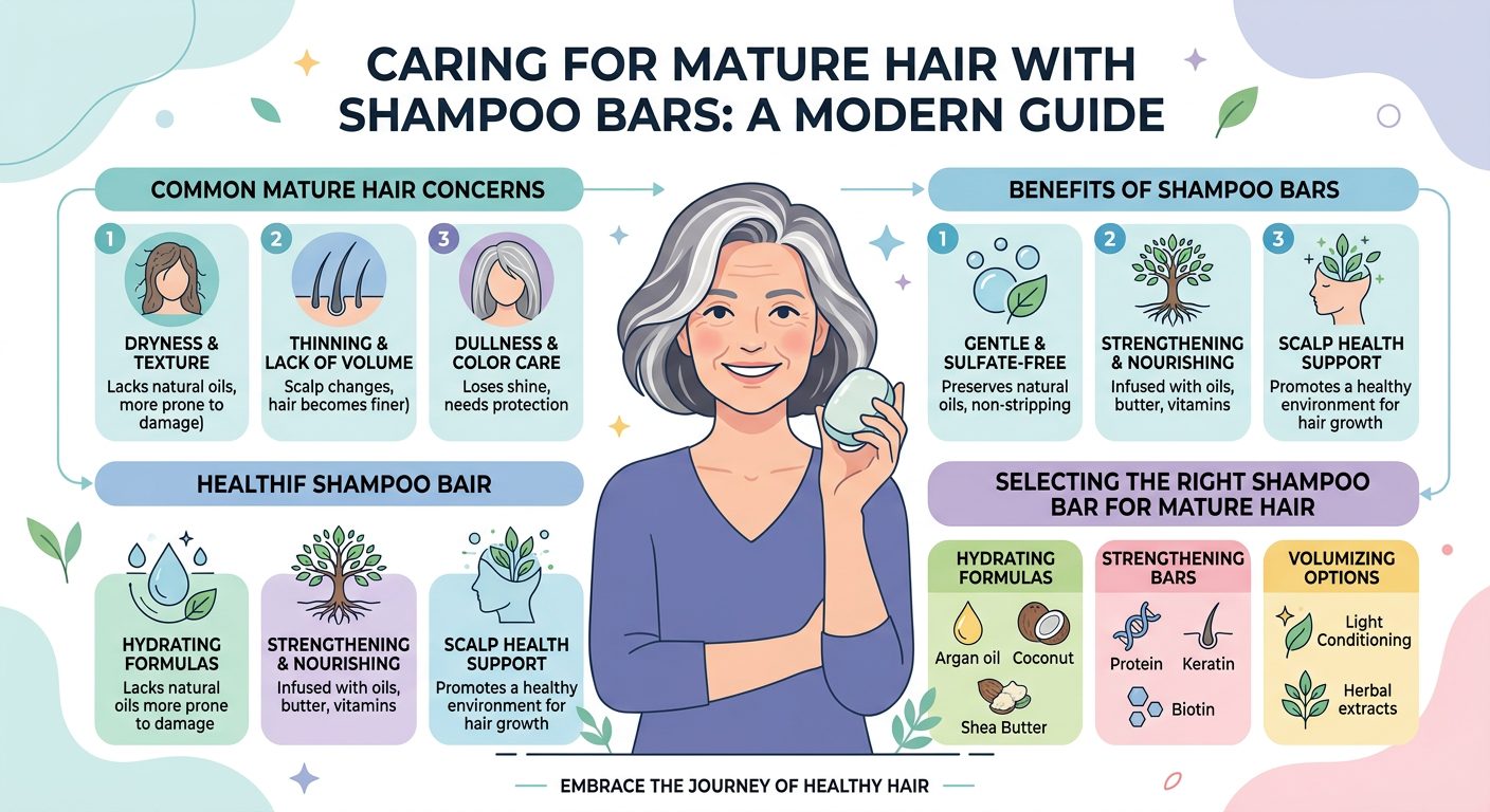 Best Shampoo Bars for Mature Hair: Anti-Aging Guide for Women 40+ - inline2