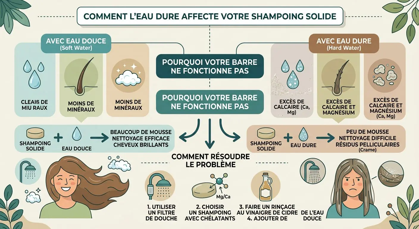 Barres de shampoing solide Natural Answer pour eau dure