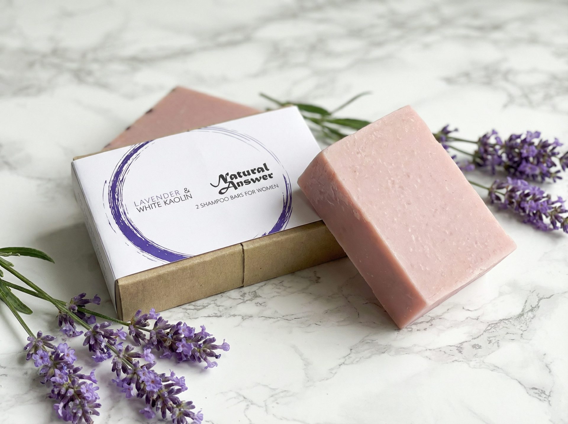 Lavendel & Weiße Tonerde Shampoo Bar – Bild 4
