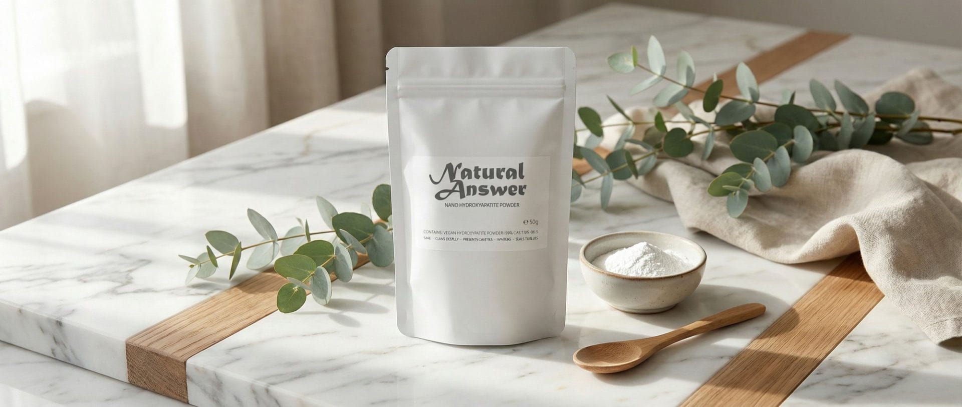 Natural Answer Nano Hydroxyapatite Powder 50g
