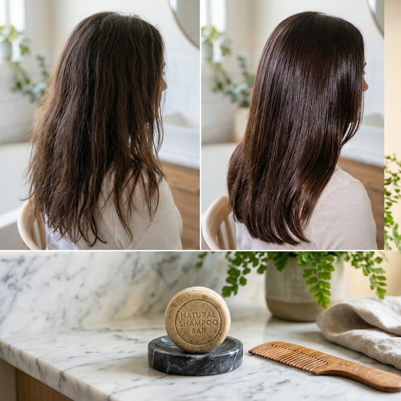 Shampoo bars for colored hair