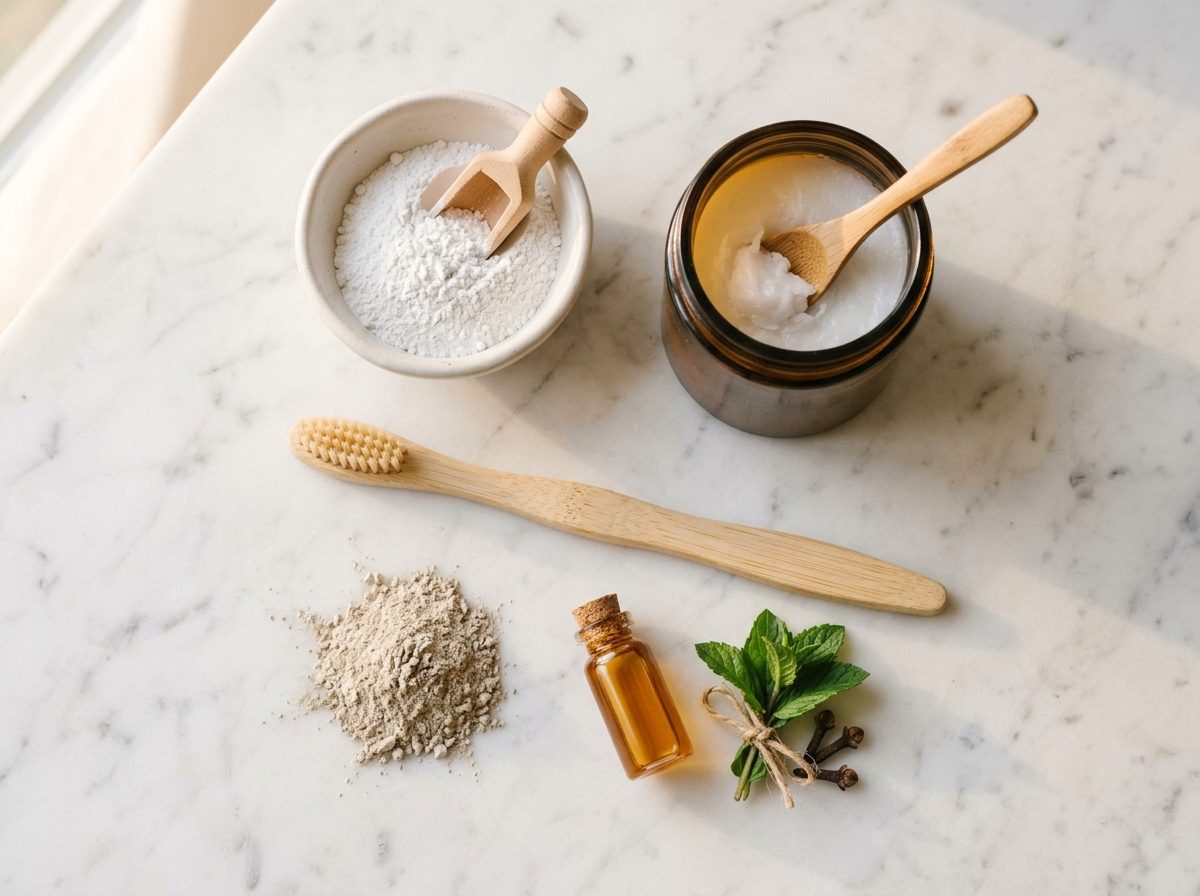 DIY Zahnpasta Zutaten – Hydroxylapatit Pulver und Kokosoeel