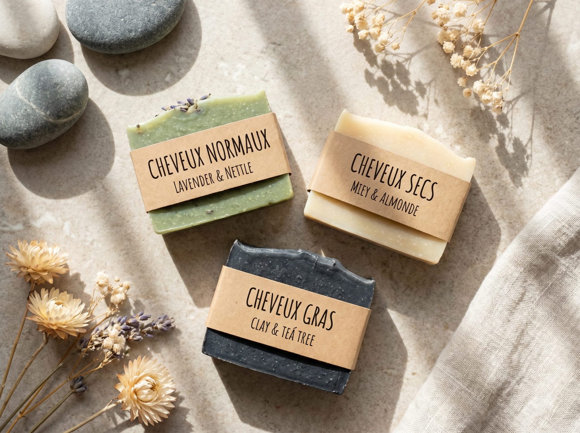 Barres de shampoing solide Natural Answer – période de transition capillaire