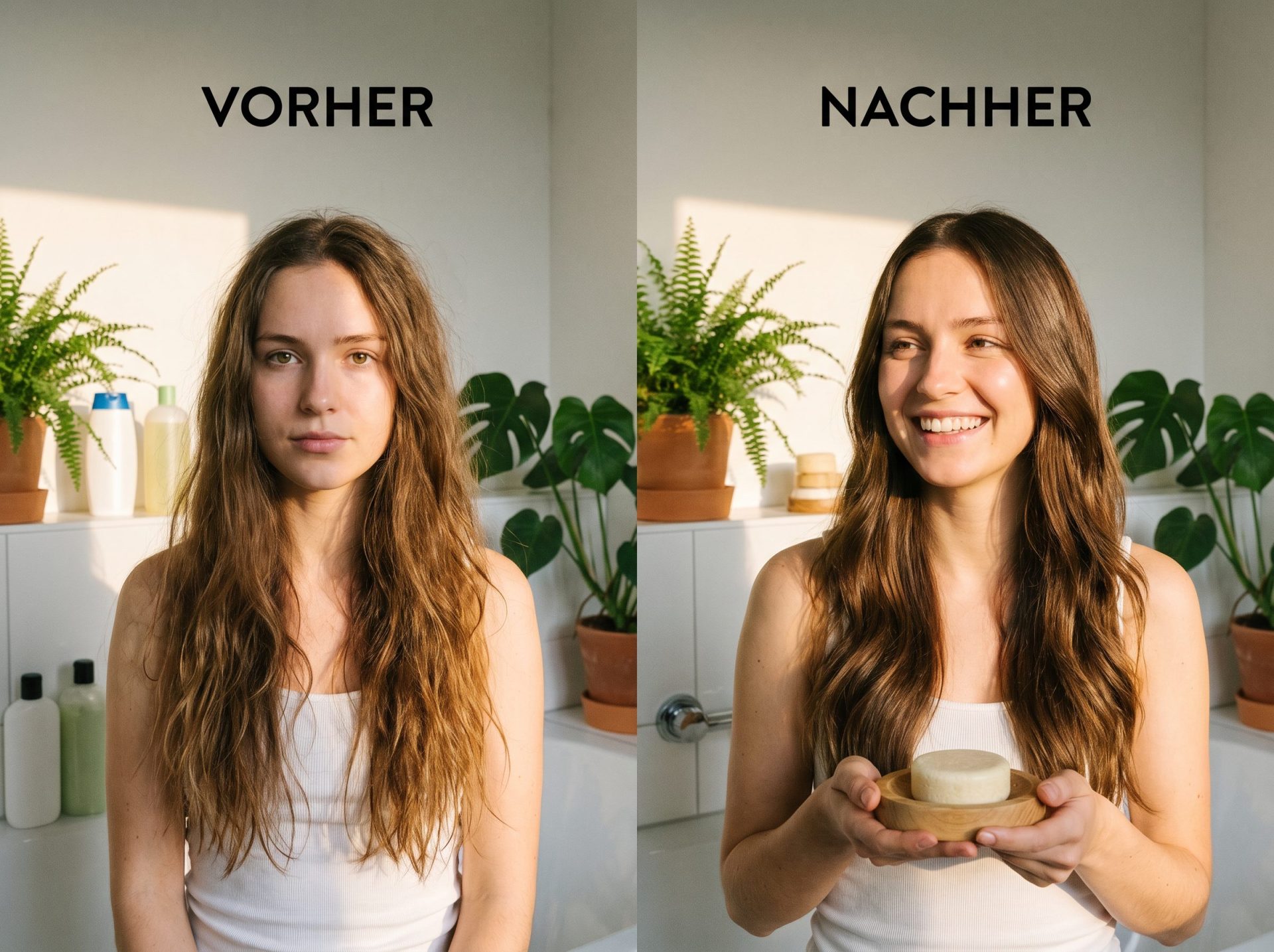 Shampoing solide Natural Answer — impact environnemental réduit par rapport au liquide