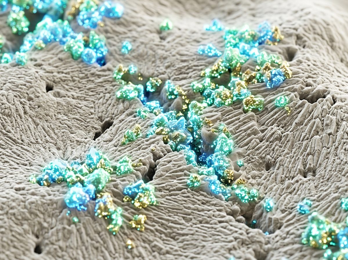 Zahnschmelz Remineralisation – Hydroxylapatit Kristalle