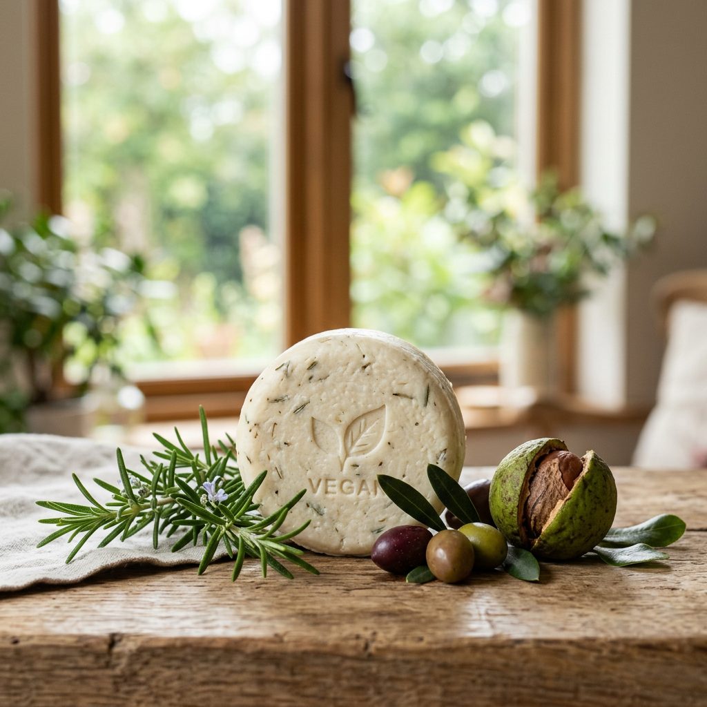 Selection of vegan shampoo bars