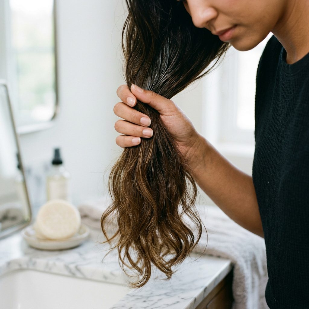 Greasy hair after switching to a shampoo bar