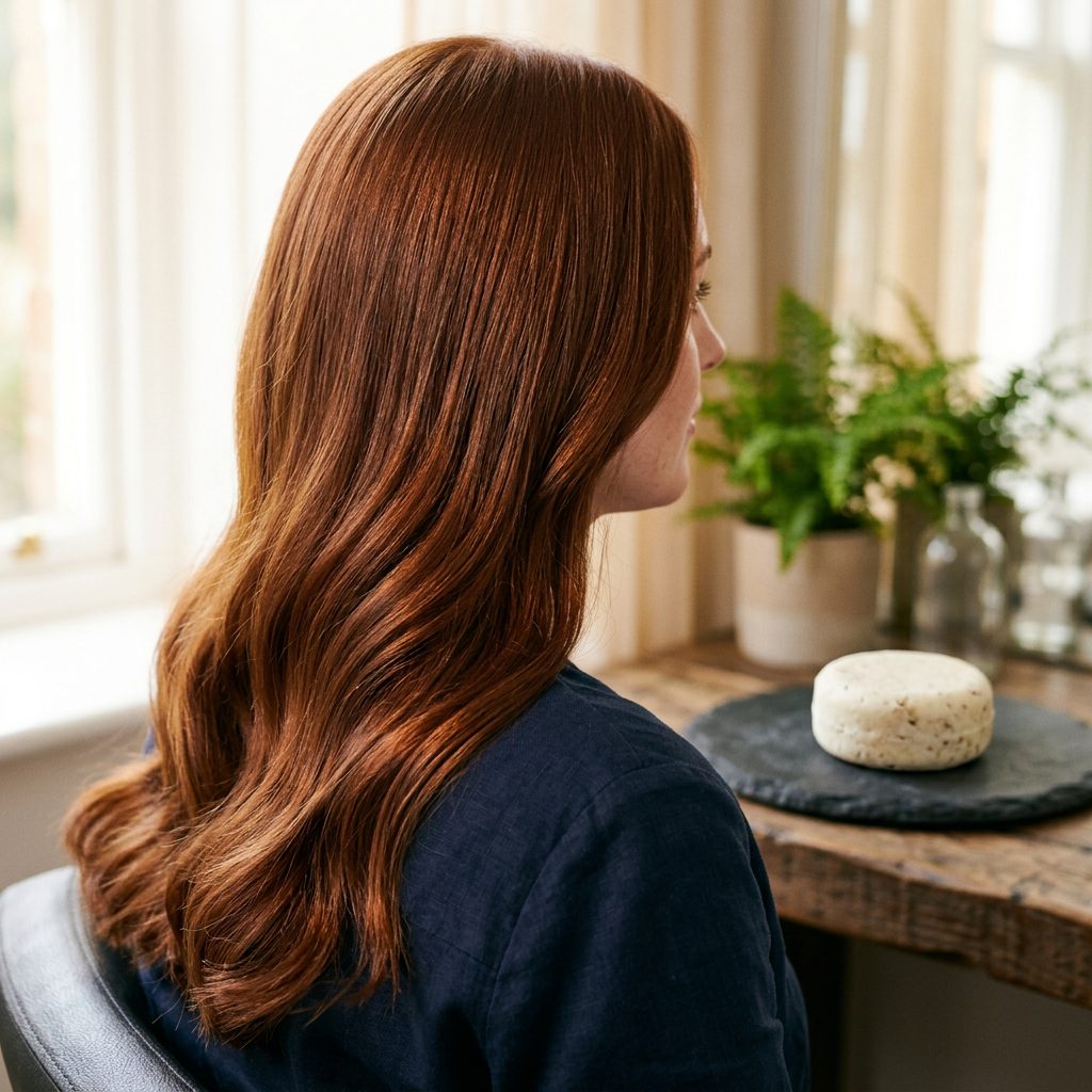 Natural cold-process shampoo bars for color-treated hair — color-safe with ACV rinse