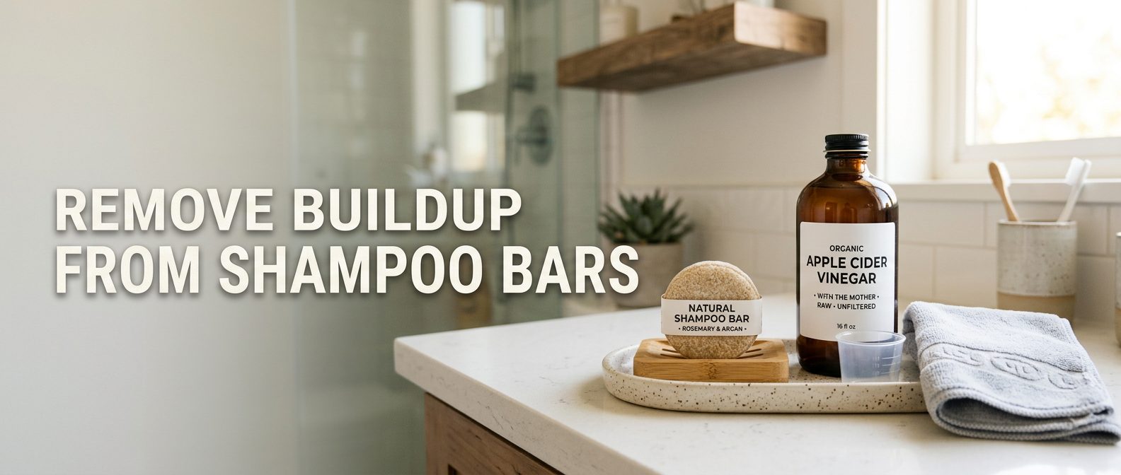 Remove Buildup from Shampoo Bars