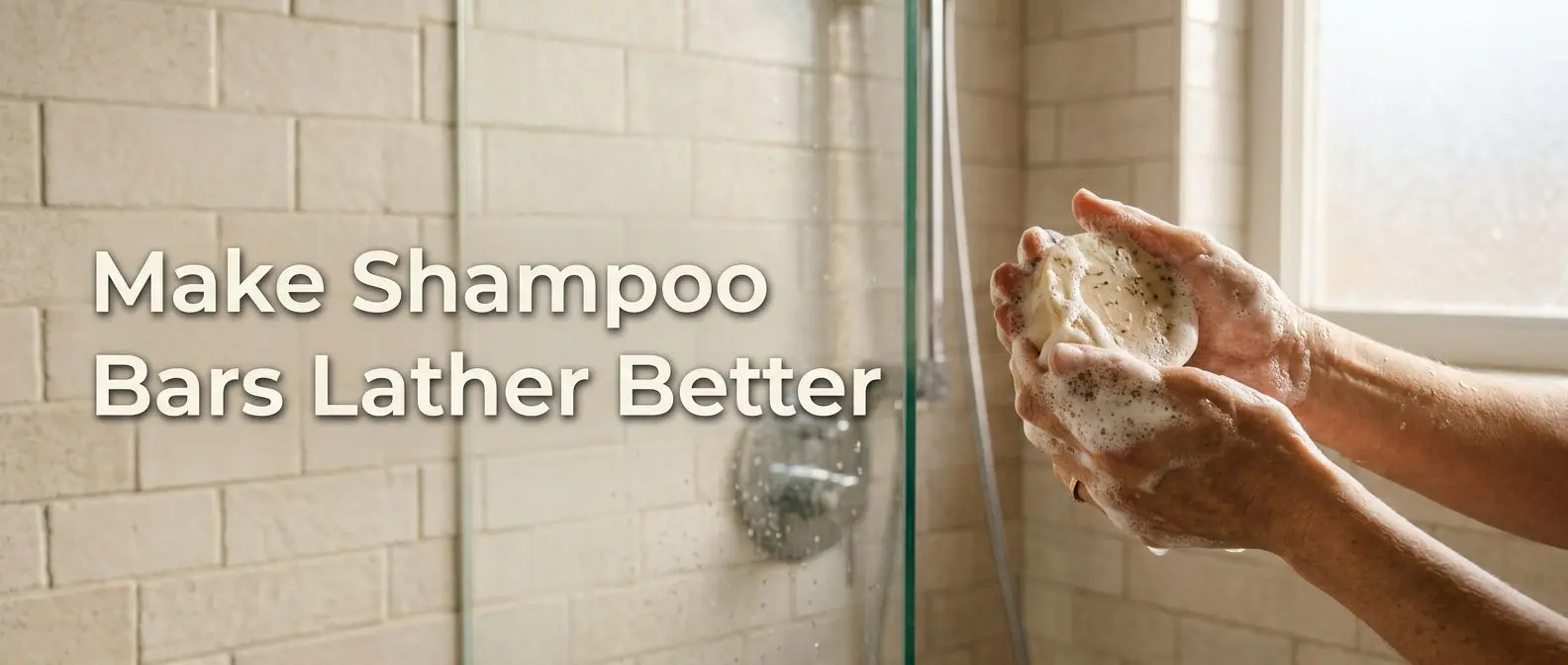 Make Shampoo Bars Lather Better