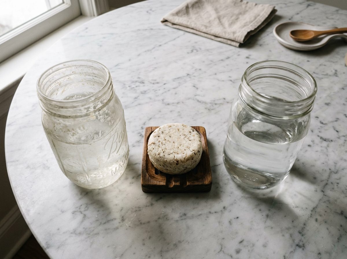 Natural Answer six-oil shampoo bar ingredients suited for a complete wash routine