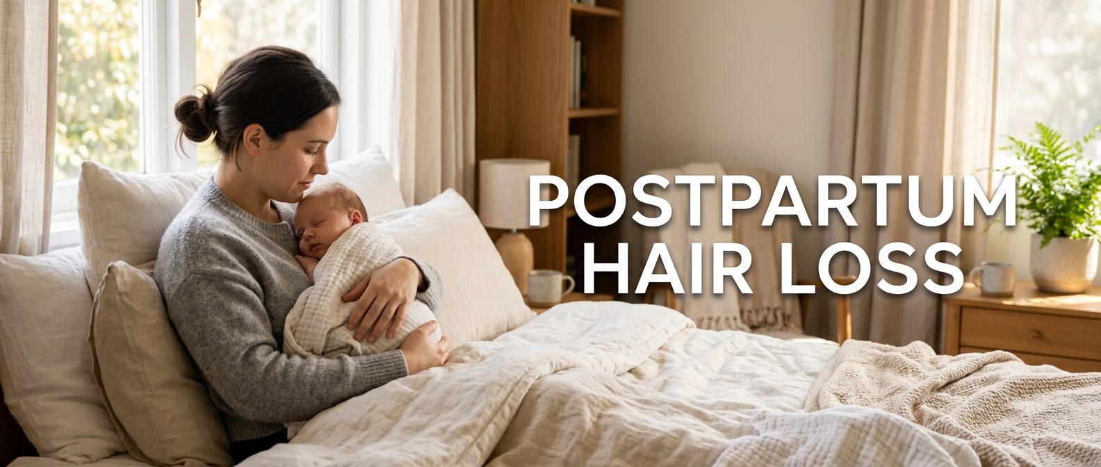 Shampoo bar for postpartum hair loss and thinning hair after pregnancy