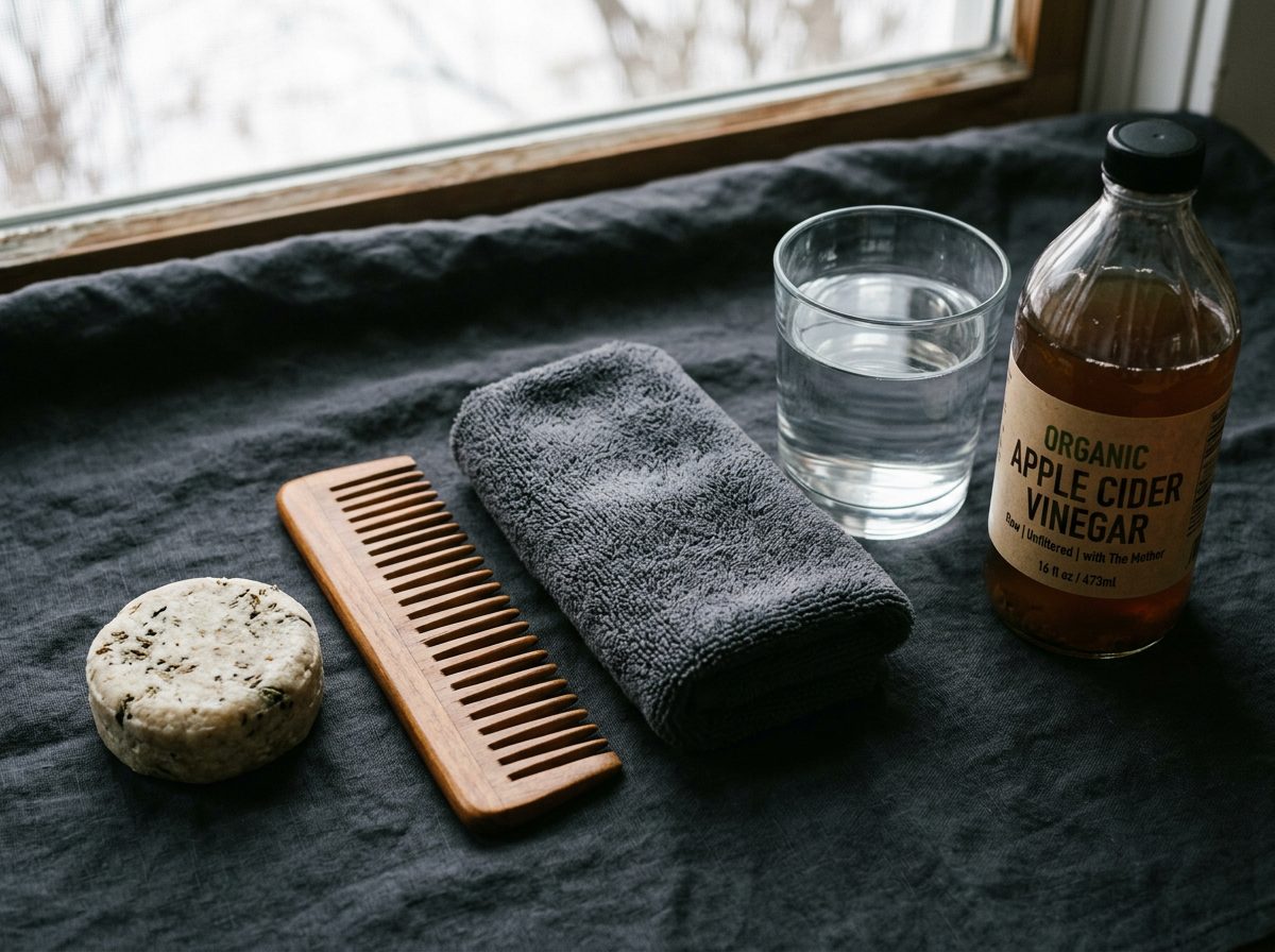 Palm-oil-free, vegan and cruelty-free shampoo bar