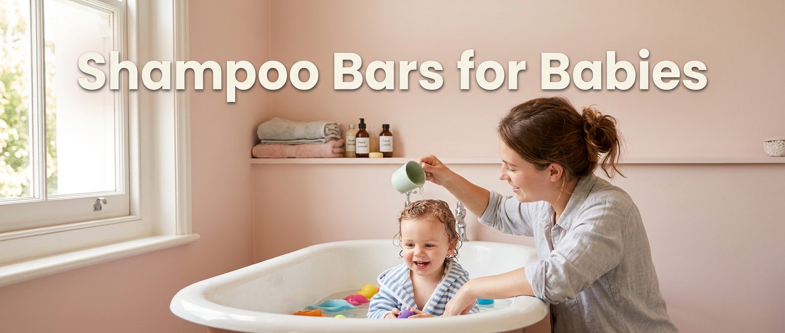 Shampoo bars for babies and toddlers: what parents should know