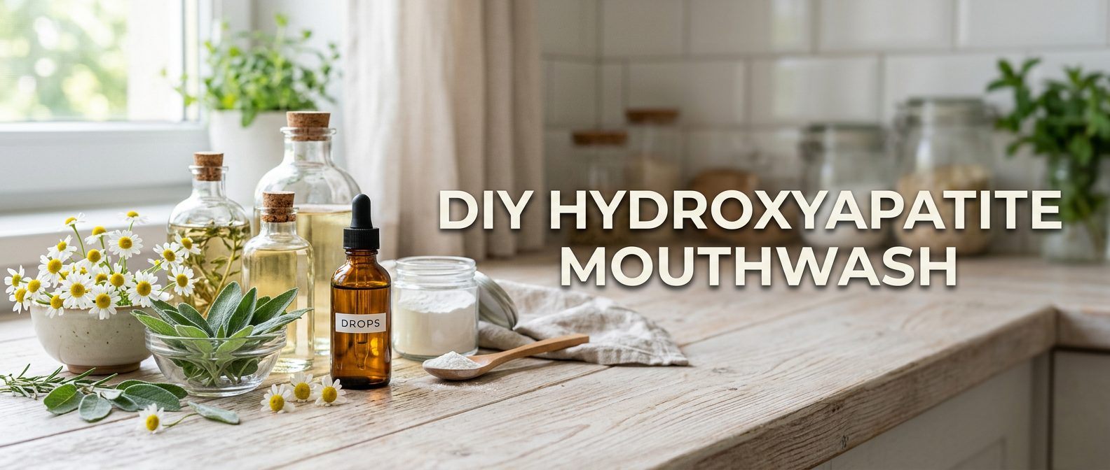 Hydroxyapatite toothpaste powder for sensitive teeth